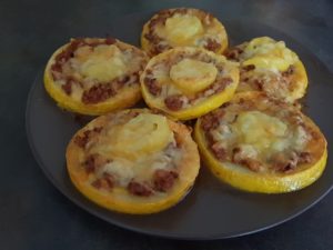 Zucchini-Pizzahappen