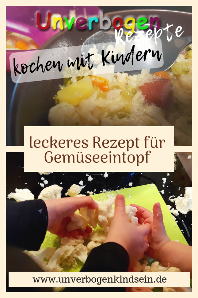 Rezept für Gemüseeintopf #kochenmitkindern #rezept
