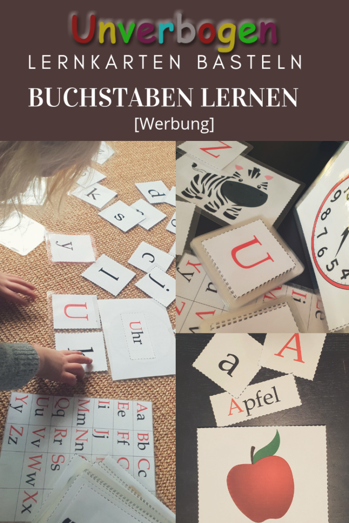Buchstaben Lernen Buchstaben Lernkarten basteln DIY 