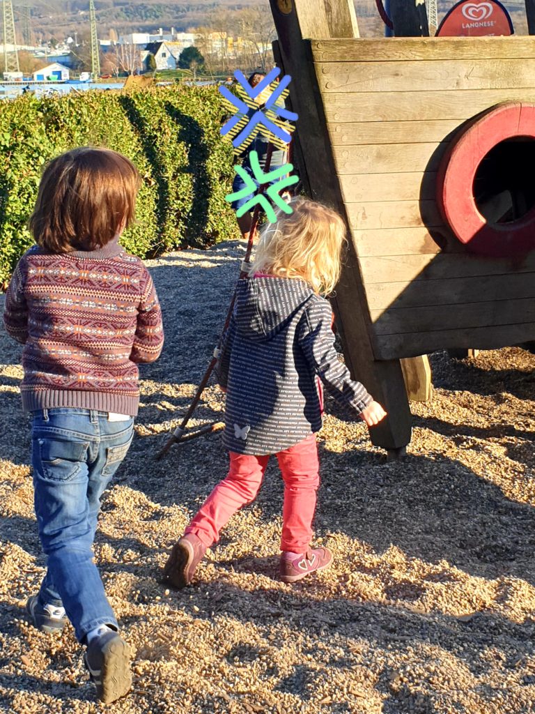 Wochenende in Bildern 23./24.2 Sonntag Spielplatz