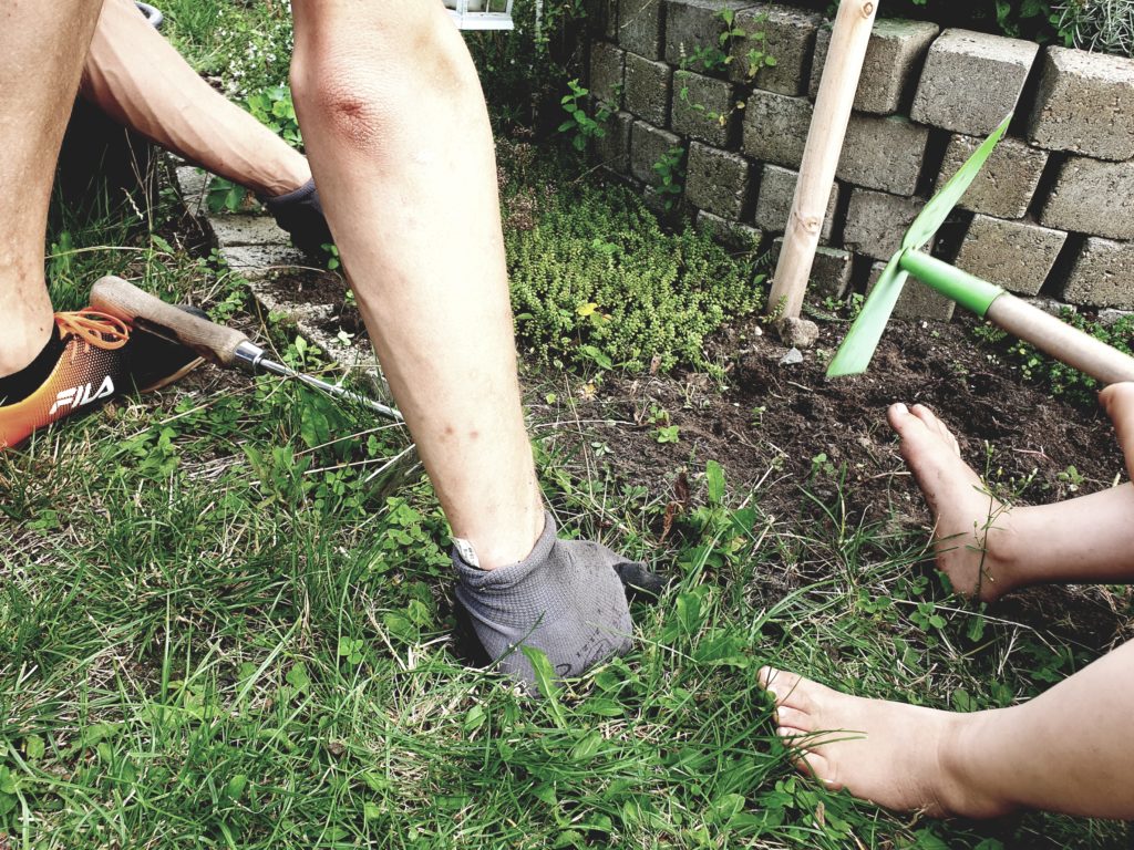 Gartenarbeit